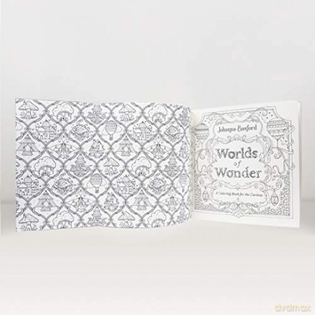 Worlds Of Wonder Coloring Book For Curio - Johanna Basford [KSIĄŻKA]