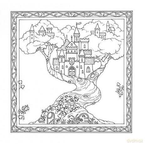 Worlds Of Wonder Coloring Book For Curio - Johanna Basford [KSIĄŻKA]