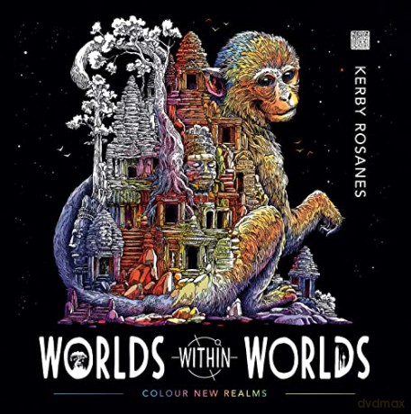 Worlds Within Worlds Colouring Book - Kerby Rosanes [KSIĄŻKA]