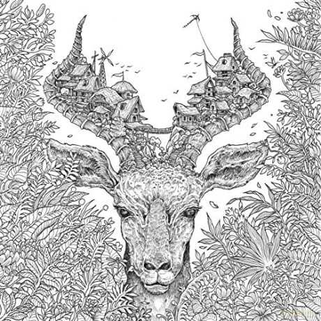 Worlds Within Worlds Colouring Book - Kerby Rosanes [KSIĄŻKA]