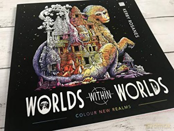 Worlds Within Worlds Colouring Book - Kerby Rosanes [KSIĄŻKA]