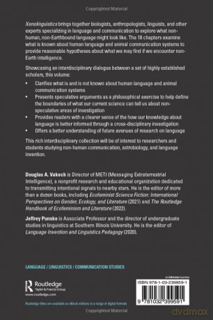 Xenolinguistics - Douglas A. Vakoch [KSIĄŻKA]