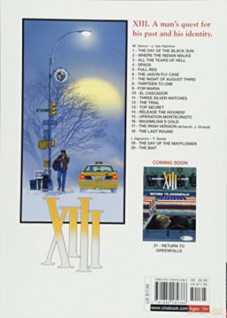 Xiii Vol 20 The Bait - Yves Sente [KSIĄŻKA]