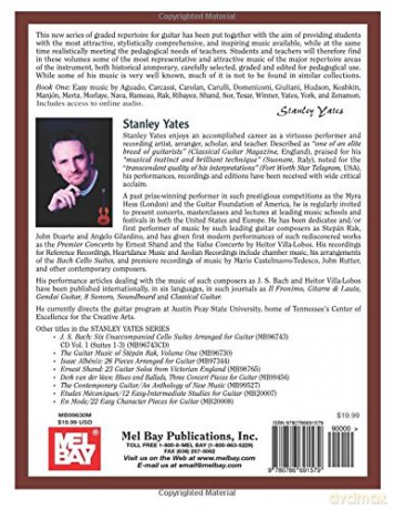 Yates Graded Rep Bk 1 Gtr Bk/Aud - Stanley Yates [KSIĄŻKA]