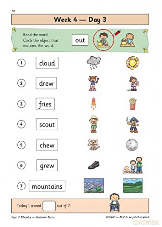Year 1 English Phonics Autumn Term [KSIĄŻKA]
