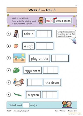 Year 1 English Phonics Autumn Term [KSIĄŻKA]