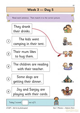 Year 1 English Phonics Autumn Term [KSIĄŻKA]