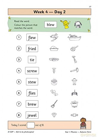 Year 1 English Phonics Autumn Term [KSIĄŻKA]