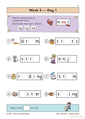 Year 1 English Phonics Autumn Term [KSIĄŻKA]