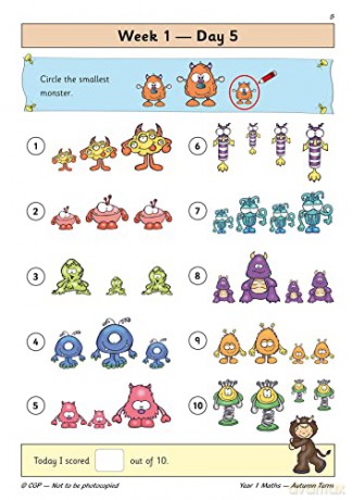 Year 1 Maths Autumn Term Practice Book [KSIĄŻKA]