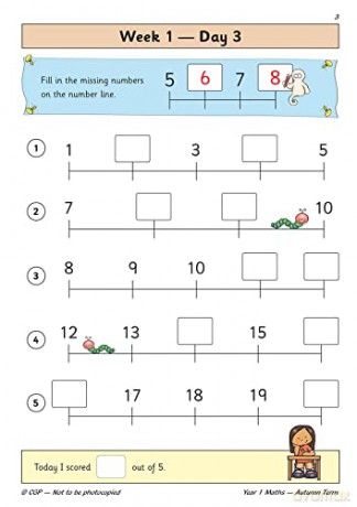 Year 1 Maths Autumn Term Practice Book [KSIĄŻKA]