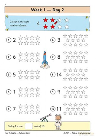 Year 1 Maths Autumn Term Practice Book [KSIĄŻKA]