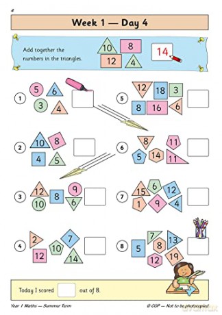 Year 1 Maths Summer Term Practice Book [KSIĄŻKA]