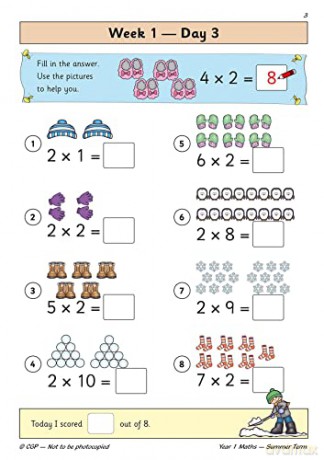 Year 1 Maths Summer Term Practice Book [KSIĄŻKA]
