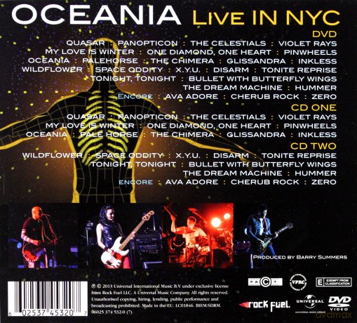 Smashing Pumpkins: Oceania: Live In NYC (Deluxe Limited) (digipack) [BOX] [2CD]+[DVD]