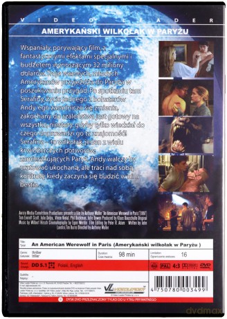 Amerykański wilkołak w Paryżu [DVD]