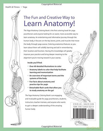 Yoga Anatomy Coloring Book - Kelly Solloway [KSIĄŻKA]