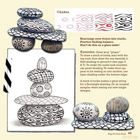 Yoga For Your Brain A Zentangle Workout - Sandy S Bartholomew [KSIĄŻKA]