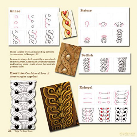 Yoga For Your Brain A Zentangle Workout - Sandy S Bartholomew [KSIĄŻKA]