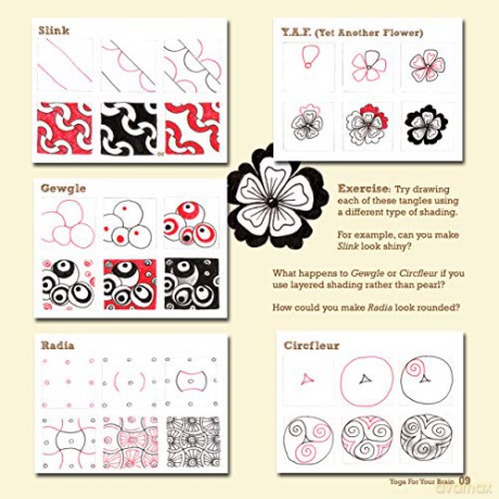 Yoga For Your Brain A Zentangle Workout - Sandy S Bartholomew [KSIĄŻKA]