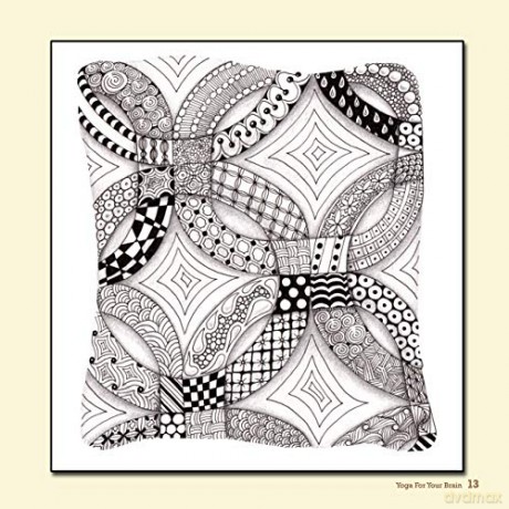 Yoga For Your Brain A Zentangle Workout - Sandy S Bartholomew [KSIĄŻKA]