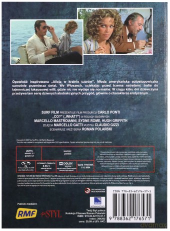 Kolekcja Filmowa Roman Polański 11: Co? (booklet) [DVD]