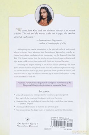 Yoga Of The Bhagavad Gita - P Yogananda [KSIĄŻKA]