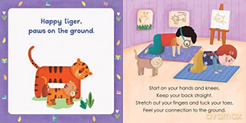 Yoga Tots Happy Tiger Bb - Tessa Strickland Es [KSIĄŻKA]