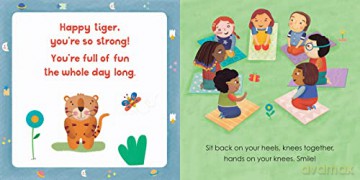 Yoga Tots Happy Tiger Bb - Tessa Strickland Es [KSIĄŻKA]