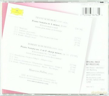 Maurizio Pollini: Schubert Schumann [CD]