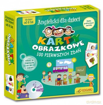 100 Pierwszych Zdań Karty Obrazkowe Angielski Dla Dzieci [KSIĄŻKA]
