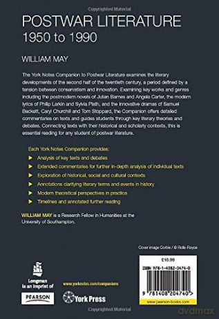York Notes Companions Postwar Literatu - William May [KSIĄŻKA]