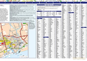 Yorkshire A-Z Visitors Map - A-Z Maps [KSIĄŻKA]