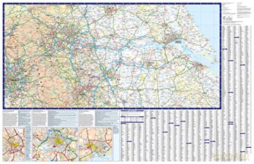 Yorkshire A-Z Visitors Map - A-Z Maps [KSIĄŻKA]