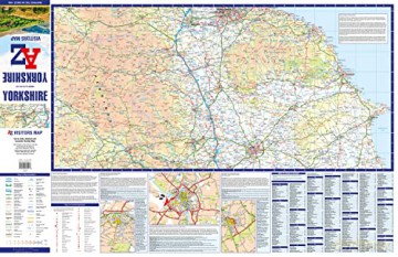 Yorkshire A-Z Visitors Map - A-Z Maps [KSIĄŻKA]