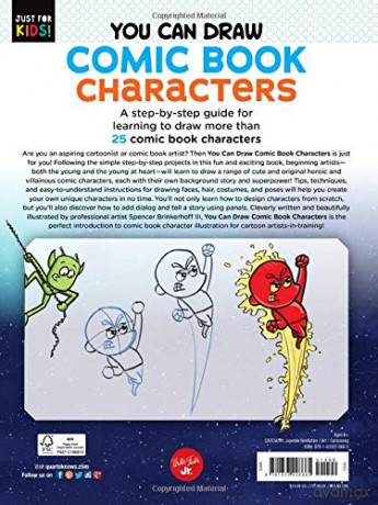 You Can Draw Comic Book Characters - Spencer Brinkerhoff [KSIĄŻKA]