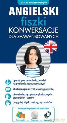 Angielski Fiszki Konwersacje Dla Zaawansowanych + Cd [KSIĄŻKA]