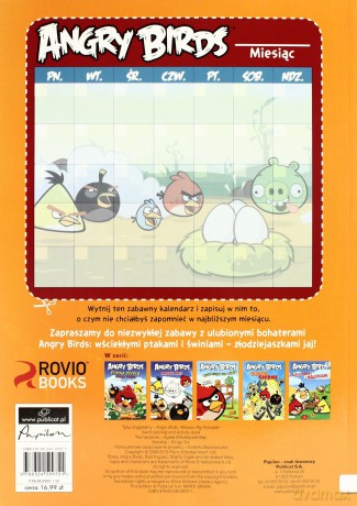 Angry Birds Misja Świnia Wielka Księga Kolorowanek I Łamigłówek [KSIĄŻKA]