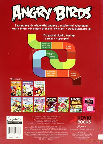 Angry Birds Piórka Polecą Wielka Księga Kolorowanek I Łamigłówek [KSIĄŻKA]
