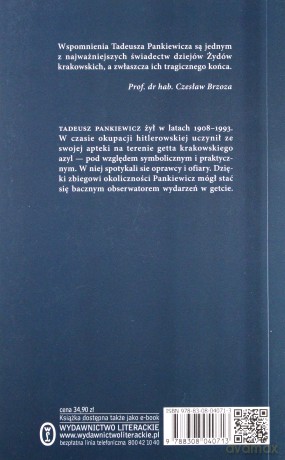 Apteka W Getcie Krakowskim - Tadeusz Pankiewicz [KSIĄŻKA]