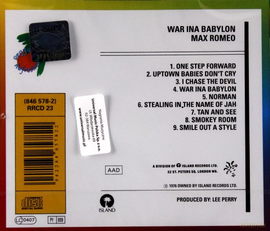 Max Romeo: War Ina Babylon [CD]
