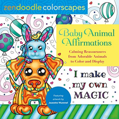 Zendoodle Baby Animal Affirmatio - Jeanette Wummel [KSIĄŻKA]