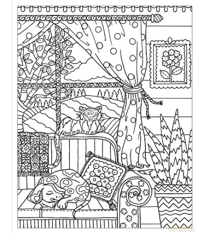 Zendoodle Coloring Cozy Comfort - Deborah Muller [KSIĄŻKA]