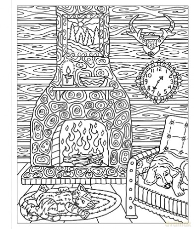 Zendoodle Coloring Cozy Comfort - Deborah Muller [KSIĄŻKA]