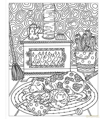 Zendoodle Coloring Cozy Comfort - Deborah Muller [KSIĄŻKA]