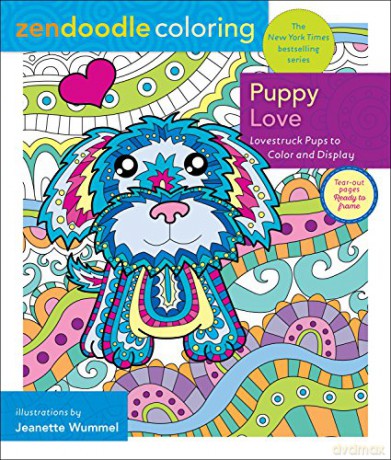 Zendoodle Coloring Puppy Love - Jeanette Wummel [KSIĄŻKA]