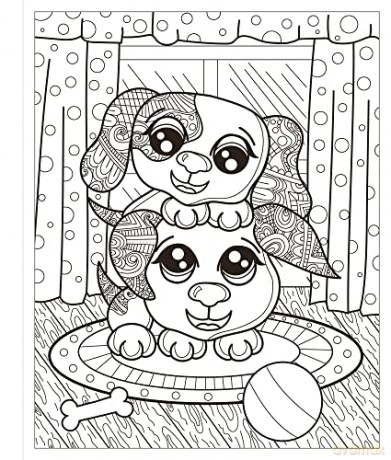 Zendoodle Coloring Rescue Pups - Jeanette Wummel [KSIĄŻKA]