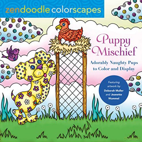 Zendoodle Colorscapes Puppy Misc - Deborah Muller [KSIĄŻKA]