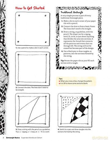 Zentangle 1 Basics Expanded - Suzanne Mcneill [KSIĄŻKA]