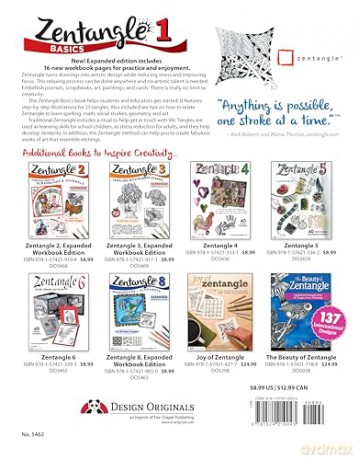 Zentangle 1 Basics Expanded - Suzanne Mcneill [KSIĄŻKA]